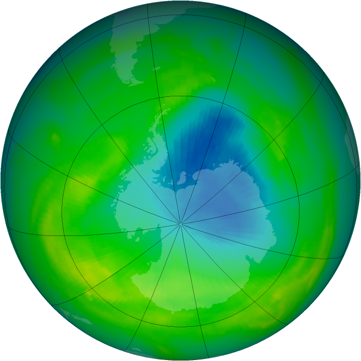 Ozone Map 1984-11-10